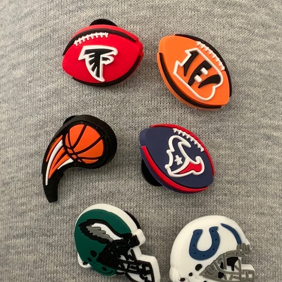 7/$25 Croc charms- football & basketball - Picture 3 of 4